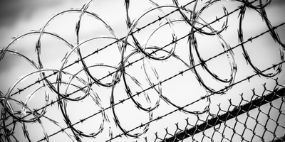 Prison barbed wire